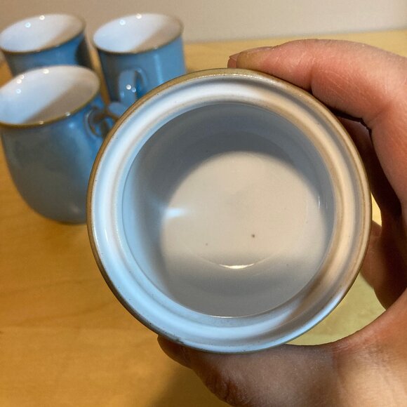Denby Colonial Blue 2 Cups, Creamer, and Sugar Bowl - Picture 10 of 12